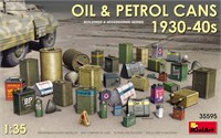 35595  наборы для диорам  OIL &amp; PETROL CANS 1930-40s  (1:35) 4820183312136