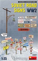 35601  наборы для диорам  Soviet Road Signs WW2  (1:35) 4820183312334