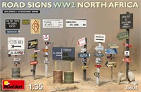 35604  наборы для диорам  ROAD SIGNS WW2 NORTH AFRICA  (1:35) 4820183312938