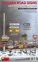35609  наборы для диорам  GERMAN ROAD SIGNS (ARDENNES, GERMANY 1945)  (1:35) 4820183313225