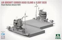 5023  наборы для диорам  IJN Aircraft Carrier Akagi island+ flight deck Pearl Harbor 1941  (1:72) 4897051422884