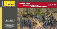 81102  наборы для диорам  Canon de 25mm Mitrailleuse Hotchkiss Sidecar Gnome et Rhone (1:35) 3279510811025