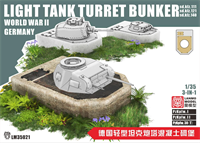 LM-35021  наборы для диорам  Light Tank Turret Bunker Sd.Kfz.111, Sd.Kfz.121, Sd.Kfz.140  (1:35) 2000002153849