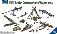 RE30010  наборы для диорам  WW2 British &amp; Commonwealth Weapon Set A  (1:35) 6953391900272