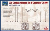 RE30014  наборы для диорам  German Antenna Set &amp; Generator GG400  (1:35) 6953391900470