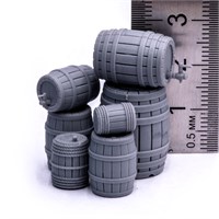 S-199  наборы для диорам  Бочки 5; 10; 15; 20; 30; 50;100л размер M  (1:35) 2000000221939