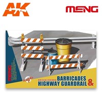 SPS-013  наборы для диорам  Barricades &amp; Highway Guardrail  (1:35) 4897038550432