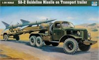 00204  техника и вооружение  SA-2 Guideline Missile on Transport trailer  (1:35) 9580208002040