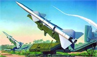 00206  техника и вооружение  SA-2 Guideline Missile on Launcher  (1:35) 9580208002064