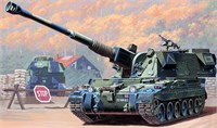 00324  техника и вооружение  САУ 155 мм. AS-90  (1:35) 9580208003245