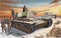 00359  техника и вооружение  КВ-1 модель 1942 г. c тяж. башней (1:35) 9580208003597