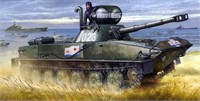 00381  техника и вооружение  Russian PT-76B Amphibious Tank  (1:35) 9580208003818