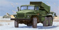 01013  техника и вооружение  РСЗО  Russian BM-21 Grad Multiple Rocket Launcher  (1:35) 9580208010137