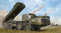 01020  техника и вооружение  РСЗО Russian 9A52-2 Smerch-M of RSZO 9k58  (1:35) 9580208010205