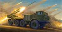 01026  техника и вооружение  Russian Self-Propelled Multiple Rocket Launcher BM-27 Uragan  (1:35) 9580208010267