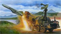 01035  техника и вооружение  Ракетный комплекс  Russian 4K51 Rubezh Coastal ASM with P-15  (1:35) 9580208010359