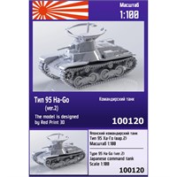 100120  техника и вооружение  Японский командирский танк Тип 95 Ha-Go (вар. 2)  (1:100) 2000000226545