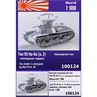 100124  техника и вооружение  Японский командирский танк Тип 95 Ha-Go (вар. 2)  (1:100) 2000000226583