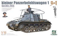 1017  техника и вооружение  Sd.Kfz.265 Kleiner Panzerbefehlswagen 1 3in1  (1:16) 4897051422341
