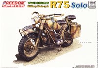 16006  техника и вооружение  WWII German BMW R75 Motorcycle Solo  (1:16) 2000002209508
