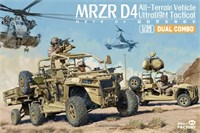 2005  техника и вооружение  MRZR D4 Ultra-light Tactical All-terrain Vehicle Dual Combo Set  (1:35) 6974715830143