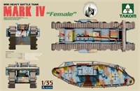2009  техника и вооружение  WWI Heavy Battle tank Mark IV Female  (1:35) 4897051420118