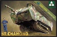 2012  техника и вооружение  French Heavy Tank St. Chamond Late Type  (1:35) 4897051420132
