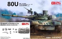 35001-B  техника  и вооружение  Russia Танк-80У + комплект армейского снаряжения  (1:35) 2000002120384