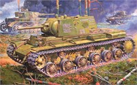 35119  техника и вооружение  КВ-1 обр.1941 поздняя версия (1:35) 4620748780505