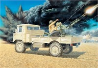 35132  техника и вооружение  Армейский грузовик с зенитной установкой (1:35) 4620748780567