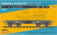 35A02  техника  и вооружение  Schwerer Plattformwagen Type SSys German Railway  (1:35) 4589913252691