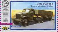72064  техника и вооружение  GMC CCW 353 Tractor with Semitrailer  (1:72) 4811254000618