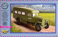 72081  техника и вооружение  Г@З-55 Ambulance (m.1943)  (1:72) 2000000103044