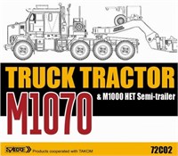 72C02  техника  и вооружение  M1070 TRUCK TRACTOR &amp; M1000 HET Semi-trailer  (1:72) 2000000192154