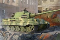 84559  техника и вооружение  Pz.Kpfw.VI Sd.Kfz.182 Tiger II (Henschel 105mm)  (1:35) 6939319245595