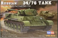 84806  техника и вооружение   Russian Танк-34/76 (model 1942 Factory No.112)  (1:48) 6939319248060