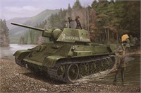 84808  техника и вооружение  Russian Танк-34/76 (model 1943 Factory No.112)  (1:48) 6939319248084