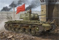 84812  техника и вооружение  Russian KV-1 1942 Simplified Turret tank  (1:48) 6939319248121