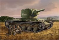 84816  техника и вооружение  Russian KV-2 Tank  (1:48) 6939319248169