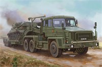 85527  техника и вооружение  Scammell Commander with 62 tonne Crane Fruehauf semi-trailer  (1:35) 6939319255273