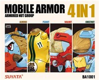 BA1001  техника и вооружение  Mobile Armor Armored Nut Group 4 in 1 6972444300265