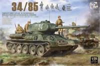 BT-027  техника и вооружение  Танк-34/85, Composite Turret, 112 Plant  (1:35) 6971995748373