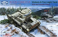 CV35A009  техника и вооружение  Vickers 6-Ton Late Production, Finland  (1:35) 2000000224404