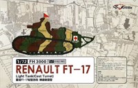 FH3000  техника и вооружение  Renault FT-17 canon Light Tank (Cast Turret, 2 модели)  (1:72) 2000000194080