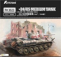 FH3023  техника и вооружение  Танк-34/85 medium tank Plant N.183, autumn 1944  (1:72) 4580702172879