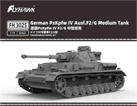 FH3025  техника и вооружение  German Pzkpfw IV Ausf.F2/G Medium Tank  (1:72) 6921970403186