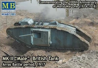 MB72005  техника и вооружение  Британский танк MK II “Male” (самец)  (1:72) 2000000070667