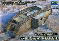 MB72006  техника и вооружение  Британский танк MK II "Самка", Битва под Аррасом, 1917  (1:72) 2000000070674