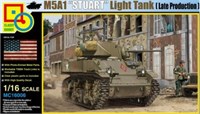 MC16006  техника и вооружение  M5A1 "STUART" LIGHT TANK (Late Production)  (1:16) 2000002047773