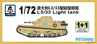 PS720002  техника и вооружение  L3/33 Light Tank 1+1 Quickbuild  (1:72) 2000000192697